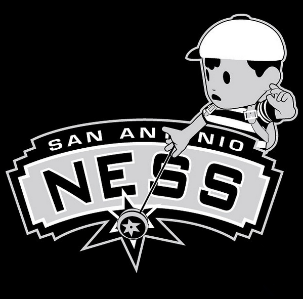San Antonio Ness logo DIY iron on transfer (heat transfer) San Antonio Ness logo DIY iron on transfer (heat transfer)